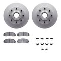 Dynamic Friction Co 4412-54064, Geospec Rotors with Ultimate Duty Performance Brake Pads includes Hardware Silver 4412-54064
